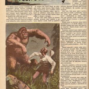 Mladý hlasatel - 13. èíslo (6. roèník) - ilustrace povídky Postrach džungle - tisk (1940)