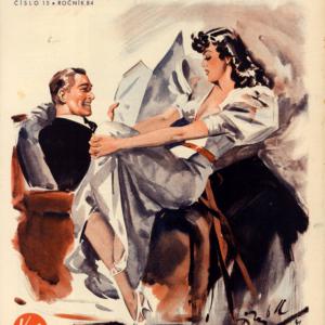 Humoristické listy - 15. èíslo (84. roèník) - vytištìná obálka (1941)