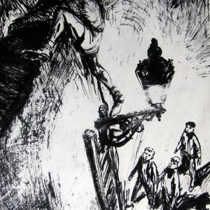 Jaroslav Foglar - Stínadla se bouøí - ilustrace (1970)